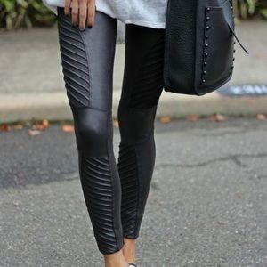 SPANX Faux Leather Moto Legging